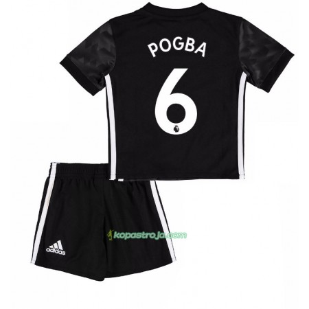 Billiga Fotbollströjor Manchester United Paul Pogba 6 Barn Borta tröja 2017/18 Kortärmad